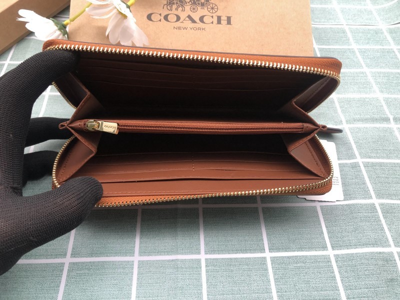 COACH コーチ 財布 長財布 プレゼント ブランド メンズ レディース ギフト 新品 ロゴ シグネチャー レザー ウォレット ブラウン C234_画像9