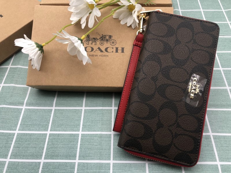 COACH コーチ 財布 長財布 プレゼント 贈り物 レザー ウォレット 新品未使用 メンズ レディース シグネチャー ギフト キャンバス C154_画像4