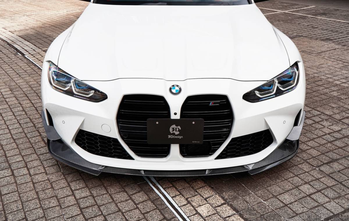 3Dデザイン BMW G80 / G81 3シリーズ M3 (2021y-) フロントリップスポイラーセット カーボン_画像4
