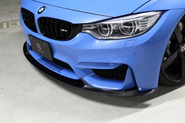3Dデザイン BMW F82 4シリーズ M4 (-2019ｙ) フロントリップスポイラー(単品) カーボン_画像4