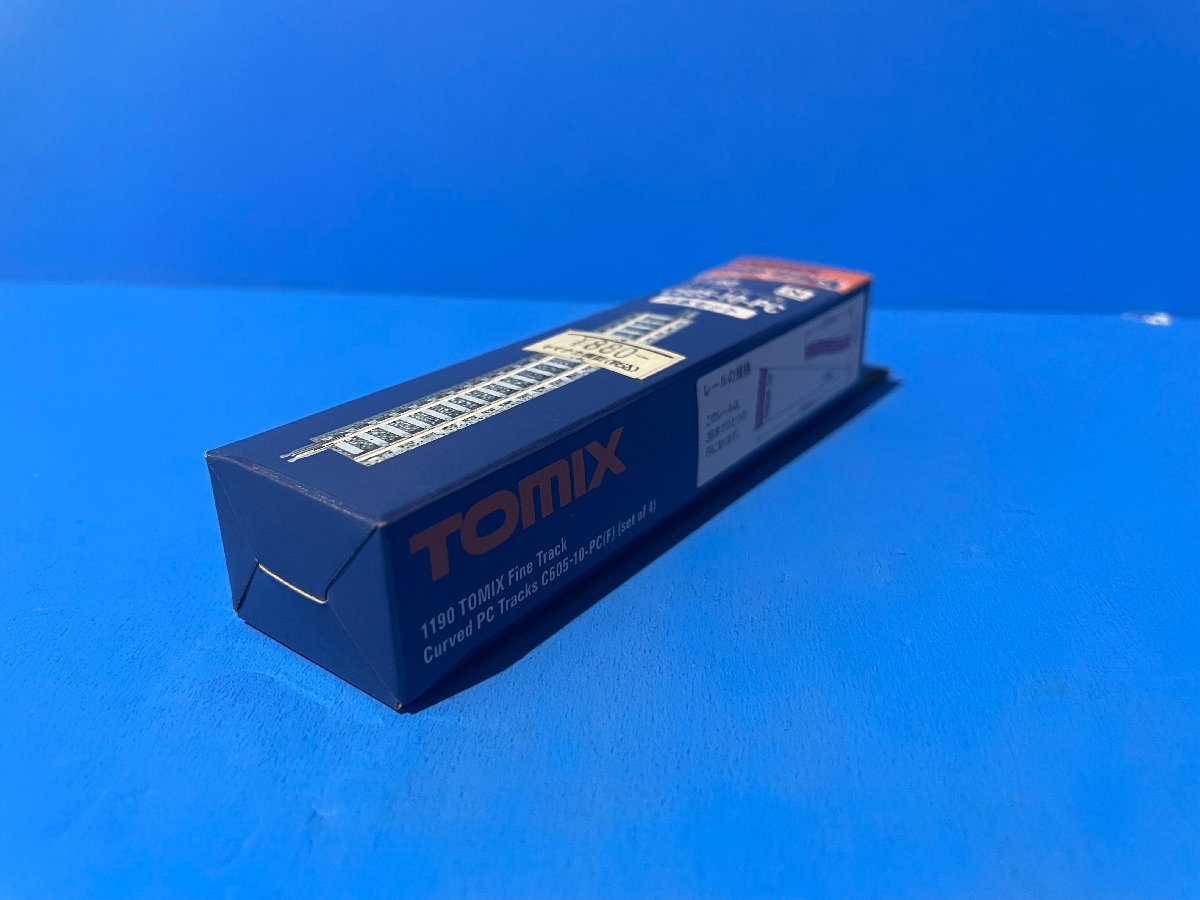 3L2232　Nゲージ　TOMIX トミックス　FineTrack 品番1190　カーブPCレール　C605-10-PC　4本セット　※新品_画像4