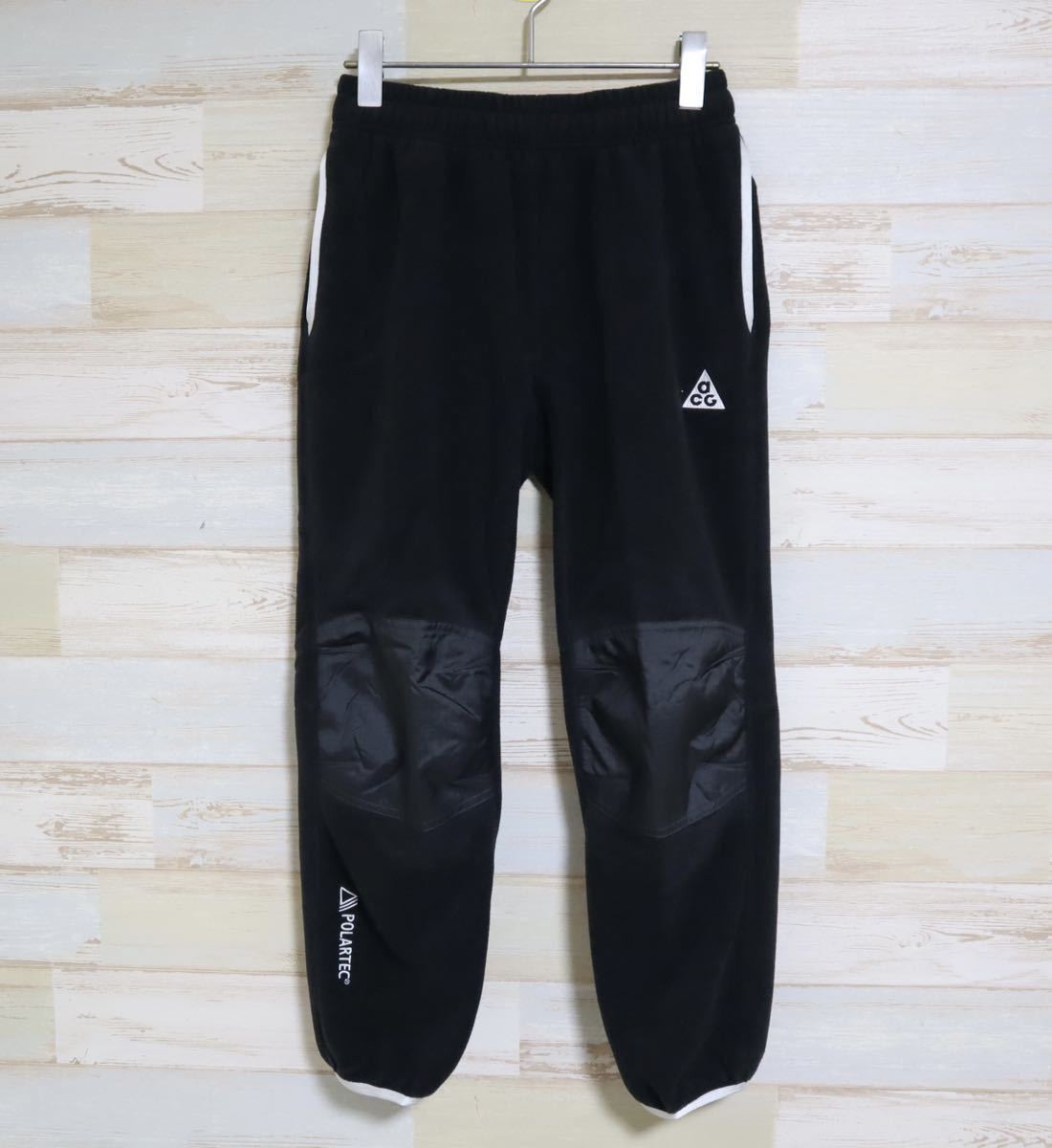  new goods regular price 9350 jpy 160.NIKE ACG Nike ACG Polartec Wolf Tree Junior pants fleece pants black black 