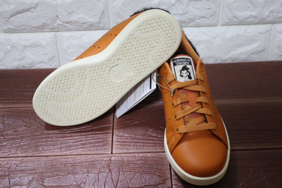 新品 23.5㎝　adidas アディダス STAN SMITH スタンスミス　ディズニー　ライオン・キング スカー　HP5593_画像9