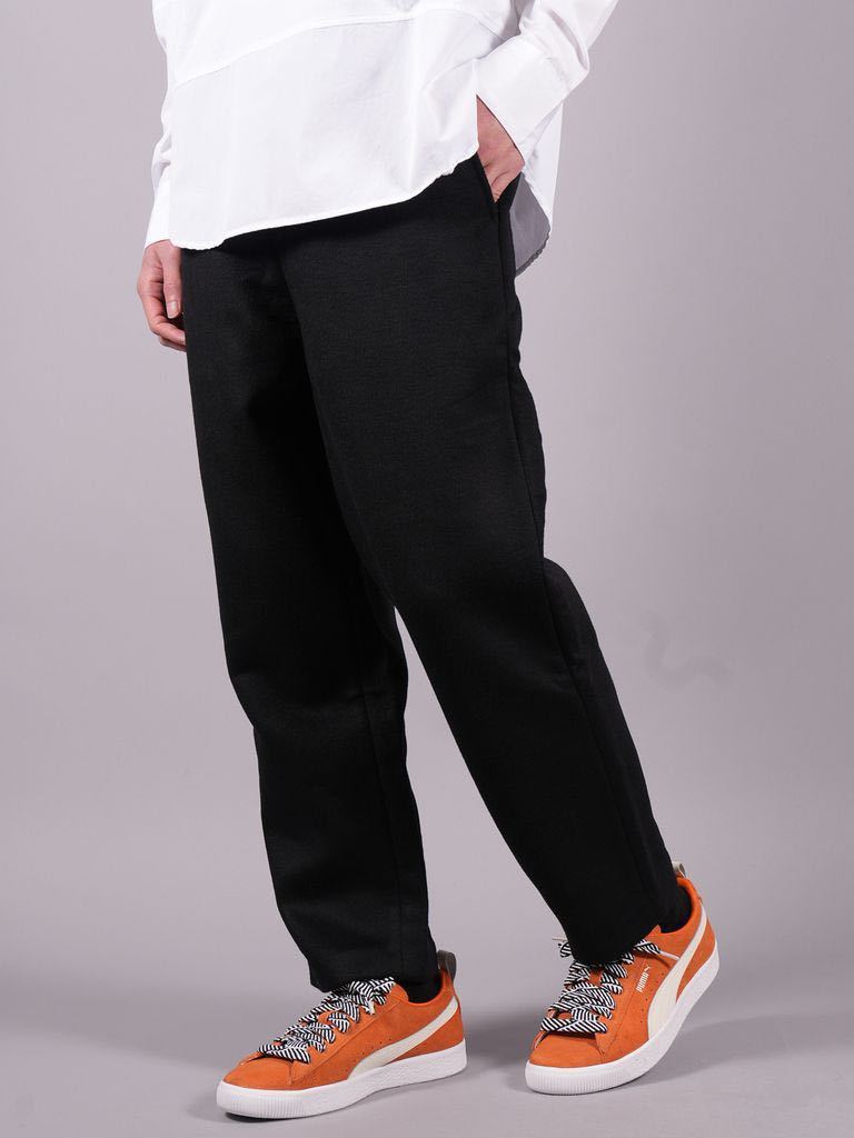 新品 XL(USサイズ) PUMA X AMI WOOL PANTS / プーマ x アミ ウールパンツ ブラック　黒　535993-01_画像4