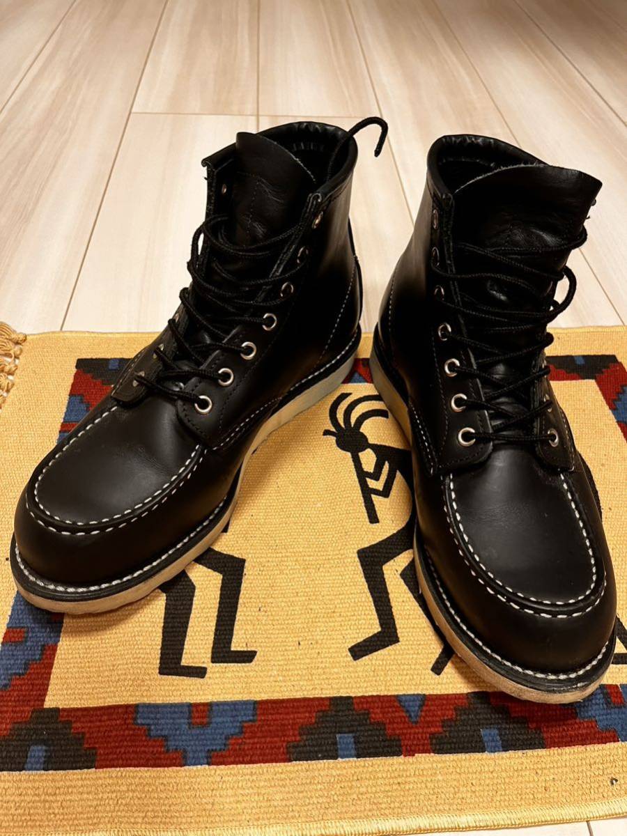 定価45870円　RED WING クラシック モック 正規品 RED WING 6” CLASSIC MOC 8179 ［ブラック］ 8E アイリッシュセッター レザー _画像2