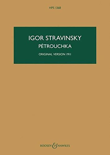 BOOSEY & HAWKES STRAVINSKY IGOR - PETROUCHKA - ORCHESTRA Partition c　(shin