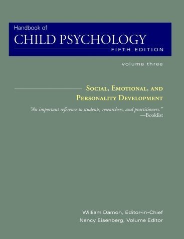 Handbook of Child Psychology, Social, Emotional, and Personality Dev　(shin