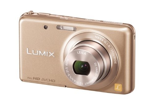 パナソニック デジタルカメラ ルミックス FX80 光学5倍 ロイヤルゴールド DMC-FX80-N　(shin_画像1