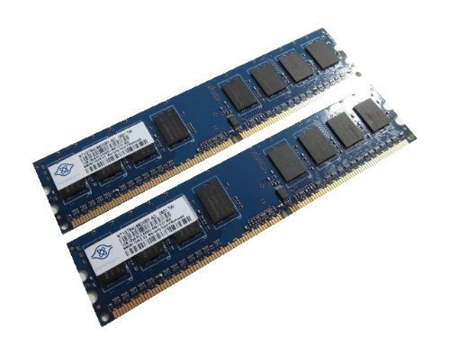 高信頼NANYA社製品 PC2-6400 DDR2-800 1GB （1GB×2枚）計2GB　D2/800-1GX2互換 【バルク品】　(shin_画像1