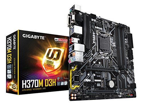 GIGABYTE H370M D3H M-ATX マザーボード [Intel H370チップセット搭載] MB4344　(shin_画像1