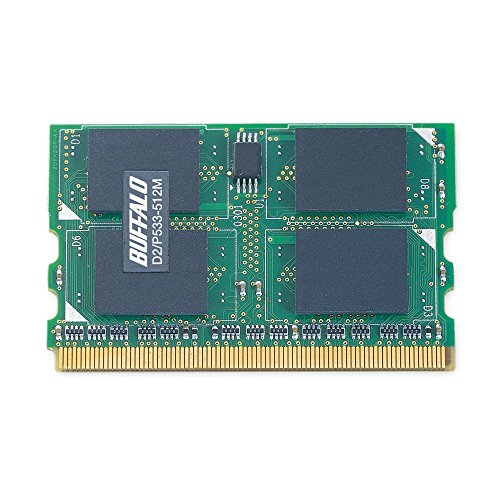 BUFFALO D2/P533-512M DDR2 SDRAM 172Pin MicroDIMM　(shin_画像1