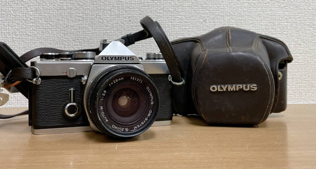 【OLYMPUS OM-1 オリンパス OM-SYSTEM G.ZUIKO 1:3.5 f=28mm フィルムカメラ】 一眼レフ/現状品/Ｓ511-481_画像8