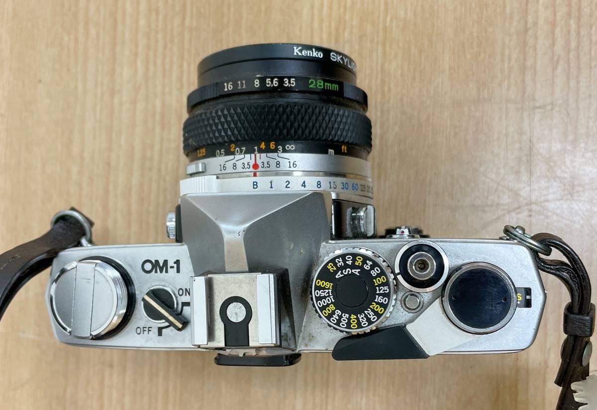 【OLYMPUS OM-1 オリンパス OM-SYSTEM G.ZUIKO 1:3.5 f=28mm フィルムカメラ】 一眼レフ/現状品/Ｓ511-481_画像5