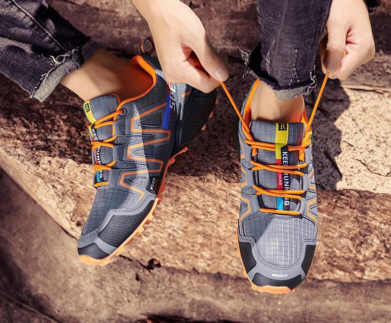 Популярные туфли для треккингов мужские женщины и женщины, оба унисекс на открытых туфлях, обувь для походов, обувь для альпинизма Профилактика обуви 24,5 ~ 28,5 см.