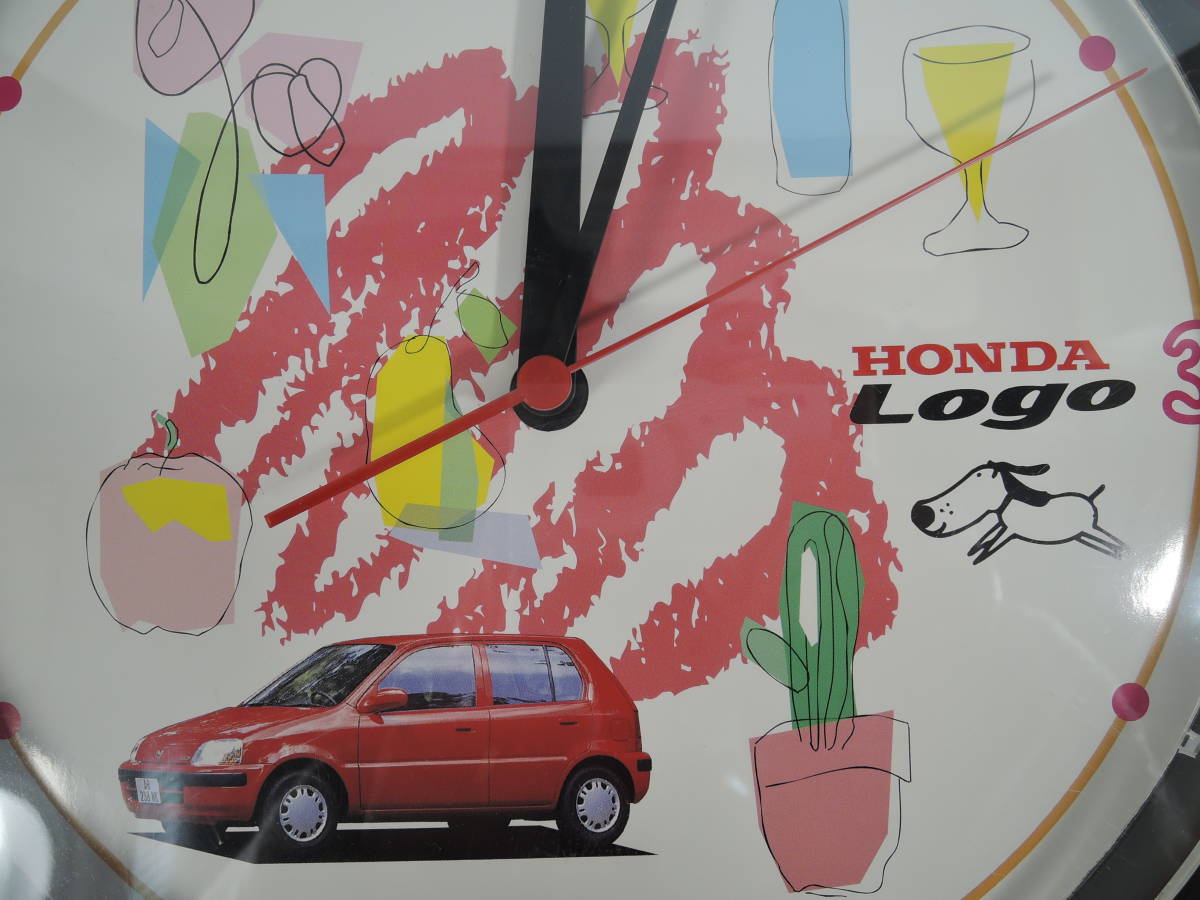 ☆V01■HONDA　Logo　ホンダ　ロゴ　掛け時計■_画像2