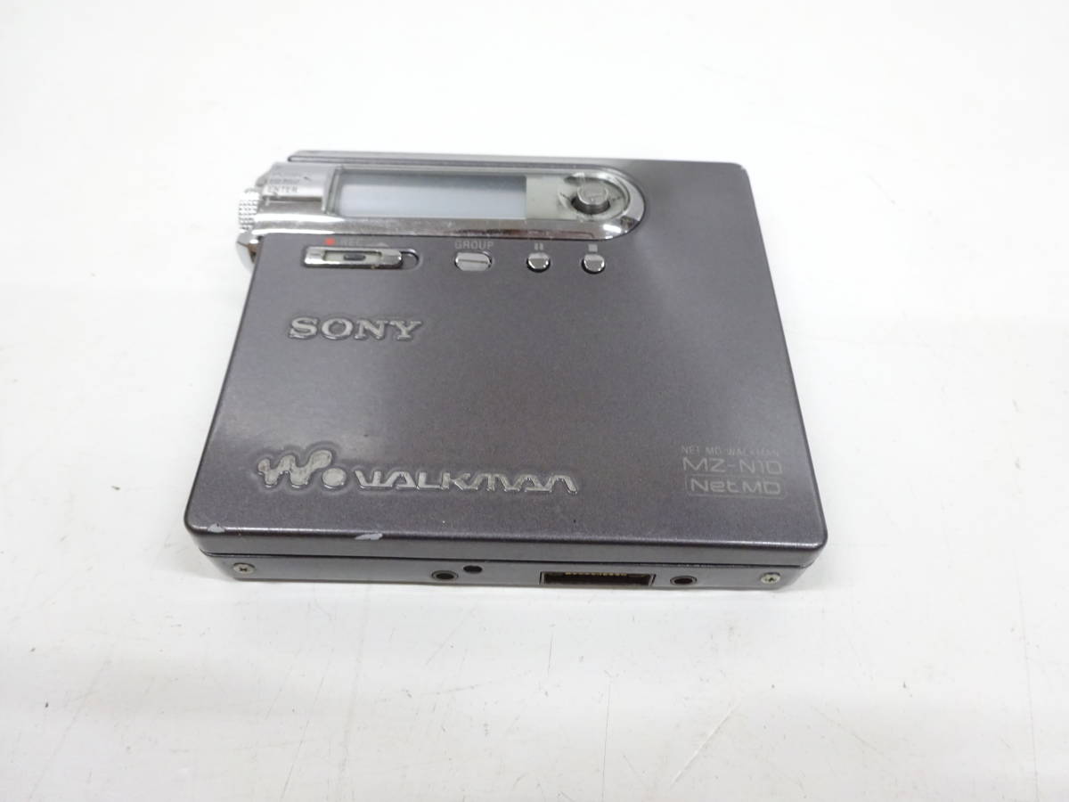 SONY WALKMAN MDウォークマン MZ-N10 通電ジャンク　M3214_画像5