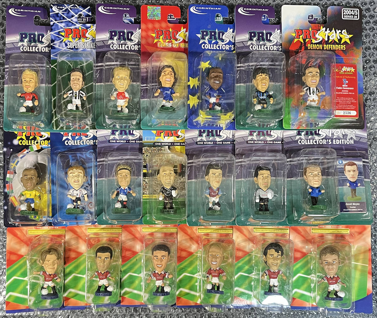 ProStars Blister pack 20 Figure set プロスターズ ブリスター 20体セット #Beckham #Bergkamp #Delpiero【￥1～スタート多数出品中】_画像1