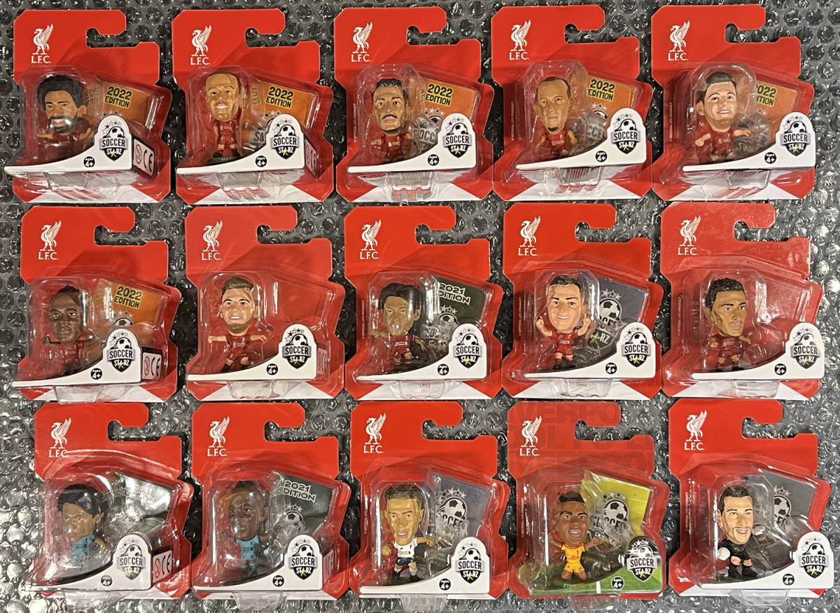 (Y27)Soccerstarz LIVERPOOL 15 Figure set リバプール 15体セット #南野拓実 #Arnaldo #Mane #Salah【￥1～スタート多数出品中】_画像1