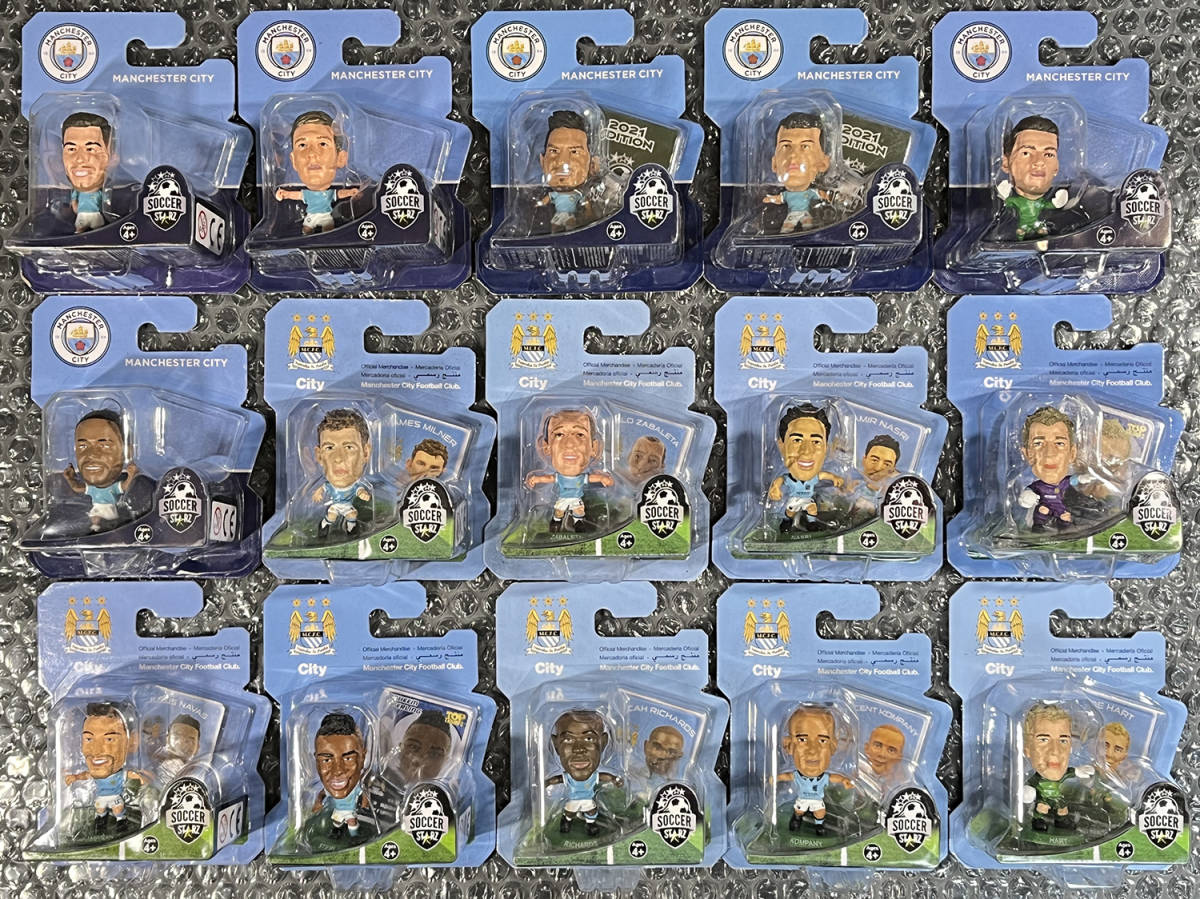 (Y36)Soccerstarz MANCHESTER CITY 15 Figure set マンチェスターC 15体セット #Sterling #Ruben Diaz【￥1～スタート多数出品中】_画像1