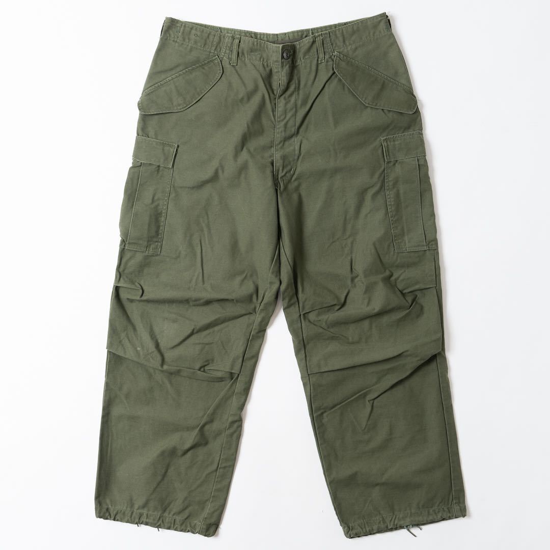 米軍実物 US ARMY M-65 TROUSERS Vintage カーゴパンツ LARGE REGULAR ミリタリー Lサイズ アメリカ軍 M65フィールドパンツ_画像1