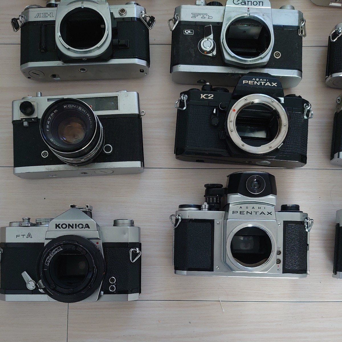フィルムカメラ 金属カメラ マニュアルフォーカス ジャンク品 まとめ売り まとめて 大量セット 整理品 25台_画像3
