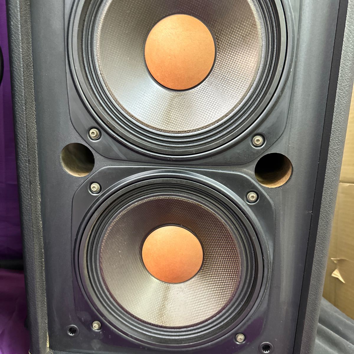 ◆中古 Clarion/クラリオン スピーカー MS-9500A 3WAY SPEAKER SYSTEM カラオケ 音響機器 132-35_画像5