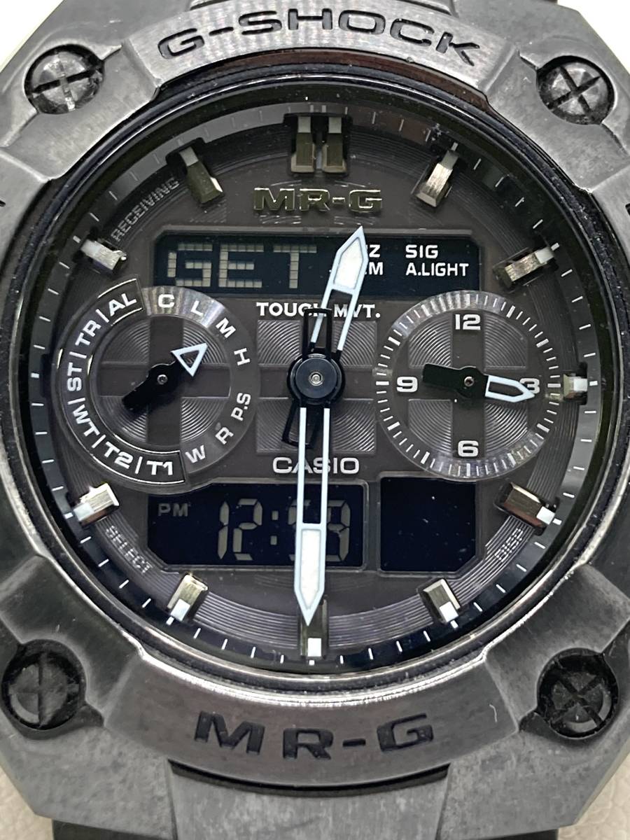 【GT5790】現状稼働品 CASIO カシオ G-SHOCK MRG-7700B 5163 元箱/取扱説明書、あまりゴマ付 ジーショック 腕時計 メンズ腕時計_画像3
