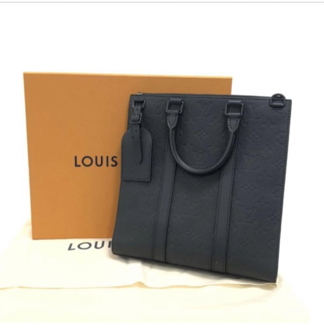 【美品】ルイヴィトン M59960 レザートバトリヨンモノグラム サックプラ クロス トーッグ　LOUIS VUITTON_画像6