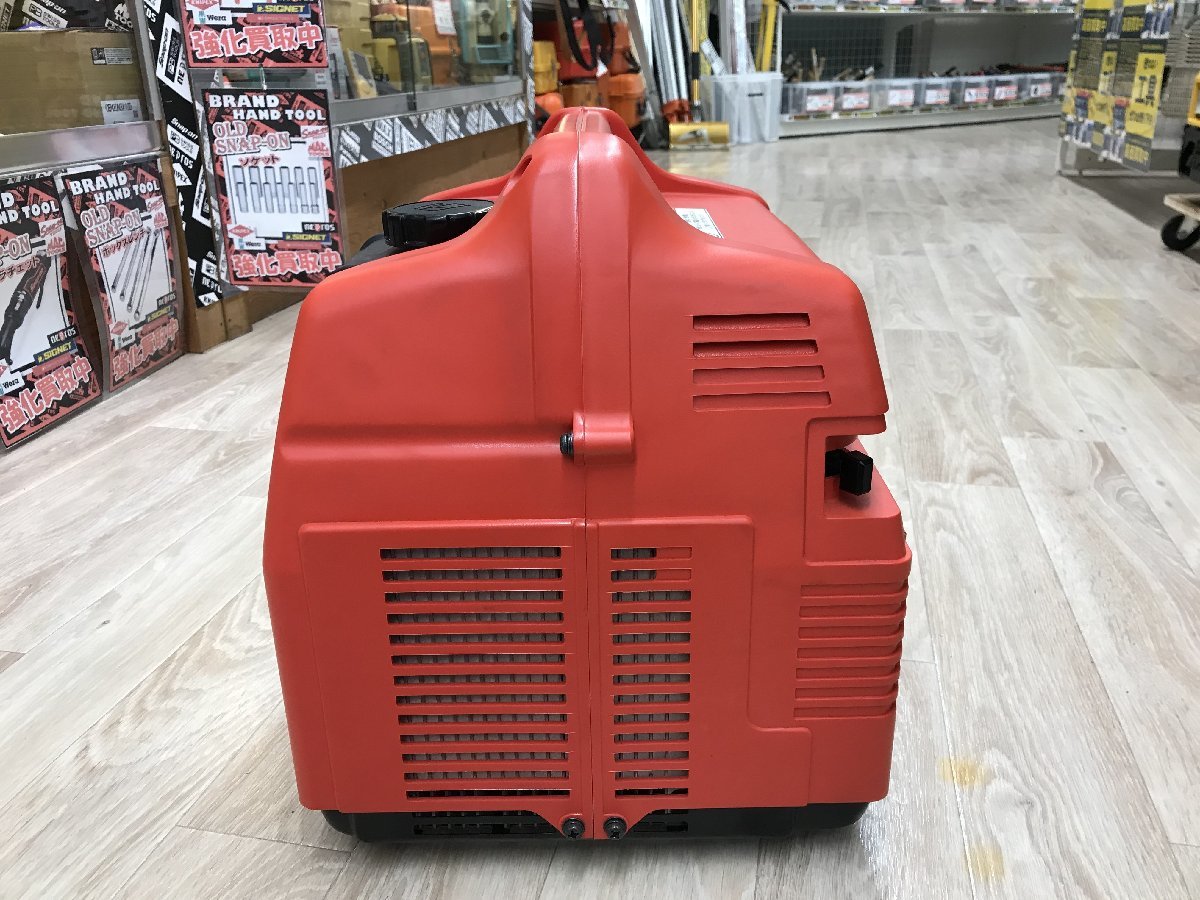 【引取限定】【中古品】shindaiwa 防音型インバーター発電機 iEG1000 ITBW67W0C4N4_画像4