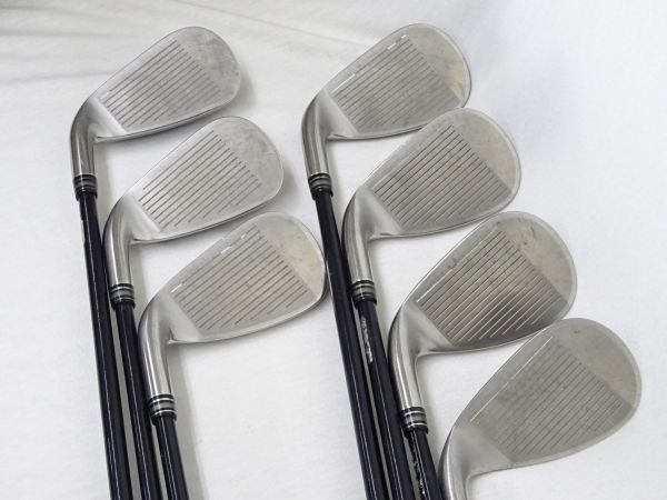 中古◆ XXIO CROSS アイアン ◆ #7-9,P,A,D,S 7本セット ◆ (S) MH1000 ◆ カーボン // ゼクシオクロス (2019) ダンロップ DUNLOP_画像6