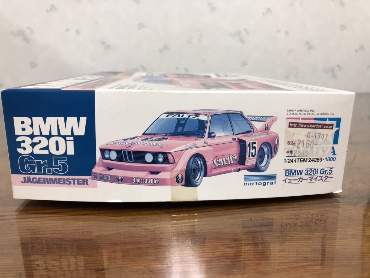 99YB12302 プラモデル BMW 320i Gr.5 イェーガーマイスター タミヤ 1/24 スポーツカーシリーズ No.269 未組立保管品_画像3