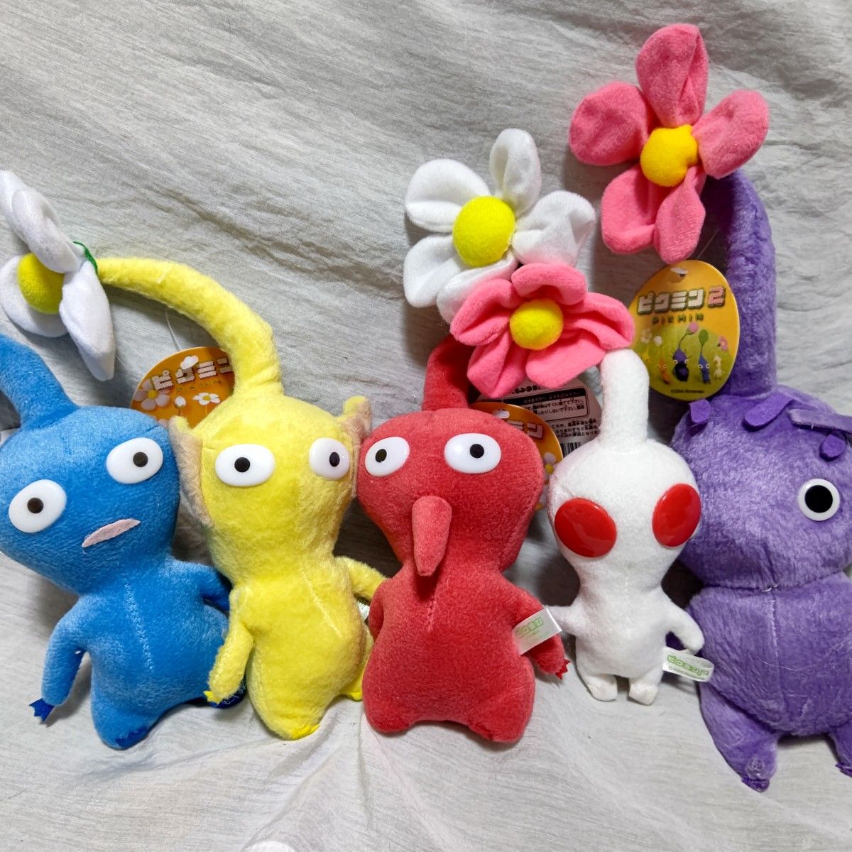 Pikmin ピクミン ぬいぐるみ 5人セット 花 Flower X'mas特典 Pikmin ピクミン ぬいぐるみ 5人セット 花 Flower X'mas特典