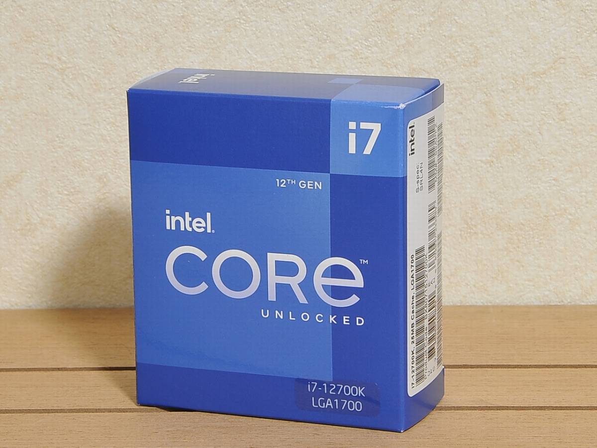 CPU Intel Core i7-12700K LGA1700 インテル 動作確認済み 12C20T_画像1