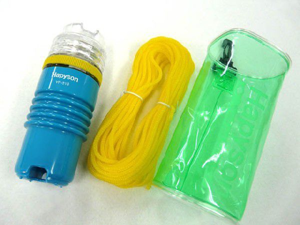 【特価品】ハピソン(Hapyson) 乾電池式LED水中集魚灯ミニ　YF-510 防水ライト 水中ライト LED 小型 軽量 電池 単3 単三 アジ エギング