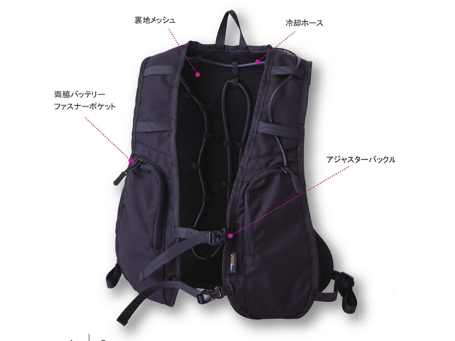 三愛(SAN-AI) chusan Ah!ISSU アイスウォータークーリングベスト ICW002 バッテリー付き 【全国一律送料無料】 水冷 USB 充電 暑さ対策