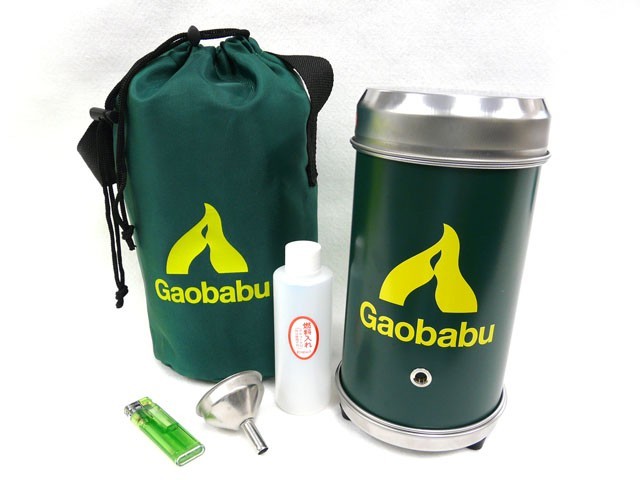 ガオバブ(Gaobabu)アルポット(ALPOT)＋ガオバブオリジナル4点セット (収納袋 アルコール燃料 ステンレス漏斗 ライター) 炊飯 湯沸かし