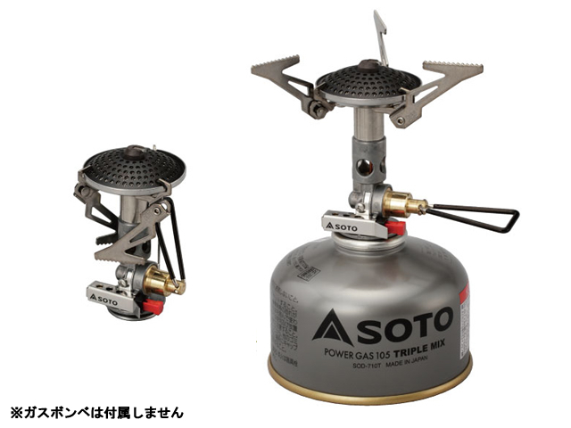 新富士バーナー(SOTO) マイクロレギュレーターストーブ SOD-300S アウトドア キャンプ 軽量 コンパクト 収納 カセットガス CB シングル