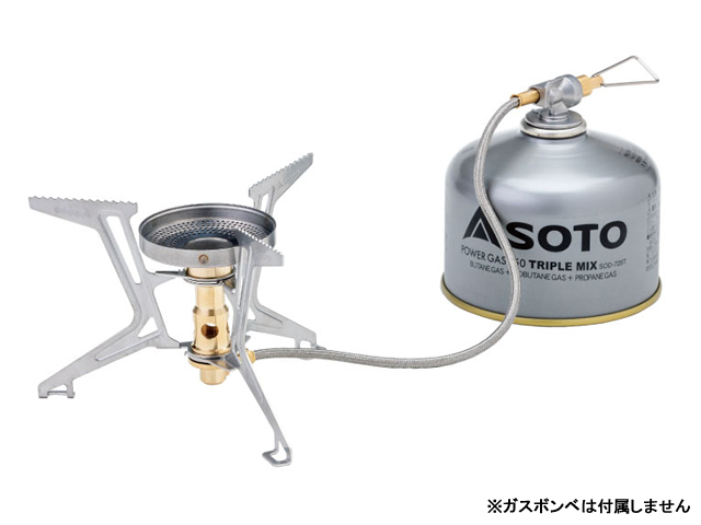 新富士バーナー(SOTO) マイクロレギュレーターストーブ FUSION Trek SOD-331 分離型 軽量 コンパクト 収納 カセットガス CB シングル