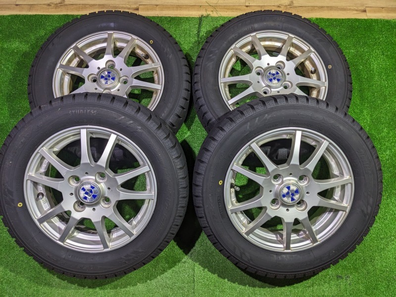 2022年 スタッドレス TOYO OBSERVE GARIT GIZ 155/65R13 73Q GMarch 13 4.00B +42 PCD100 4H アルト ラパン ワゴンR ムーブ 等 A186_画像1