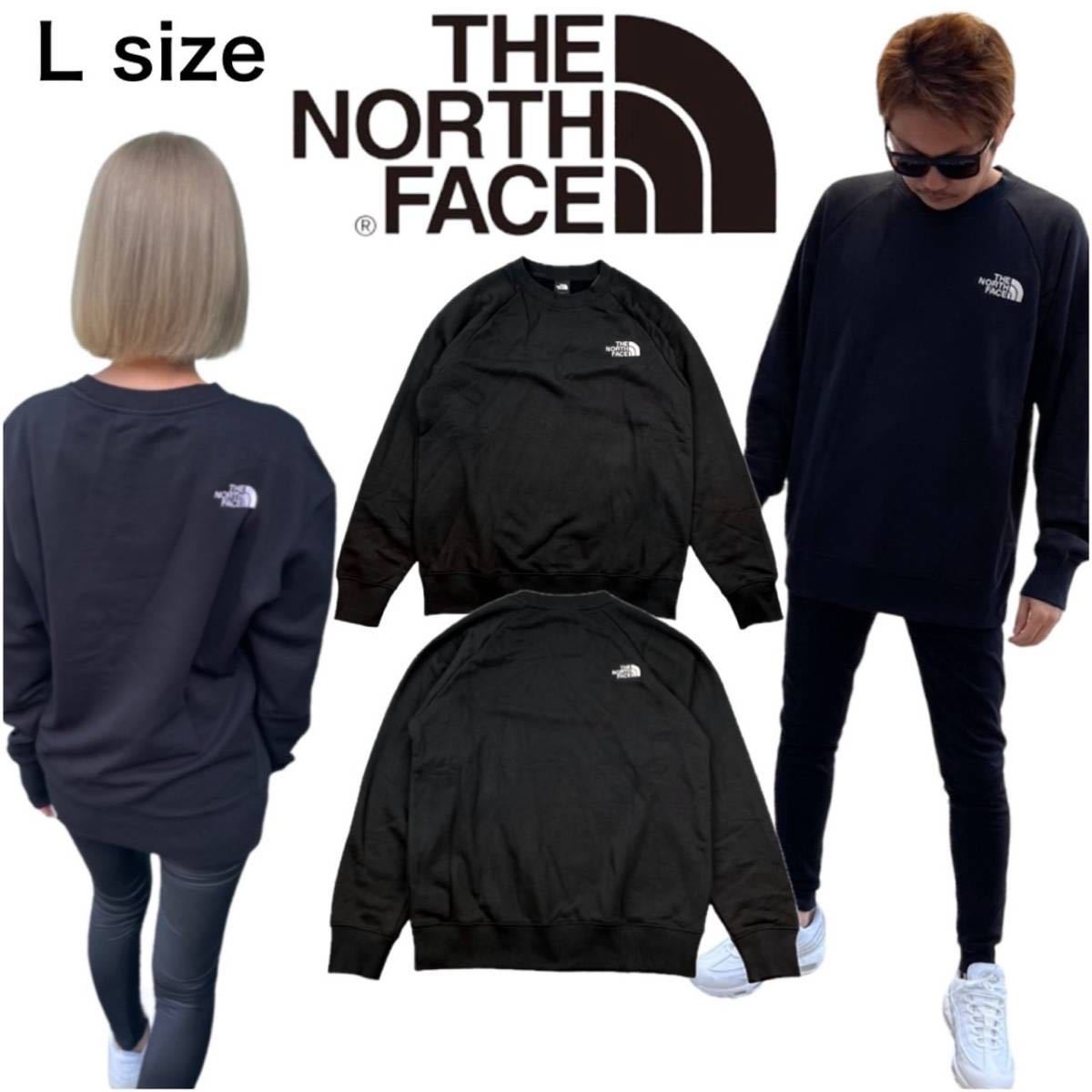 ザ ノースフェイス トレーナー NF0A5GKZ スウェット プルオーバー 裏起毛 ブラック Lサイズ THE NORTH FACE M SIMPLE LOGO CREW 新品