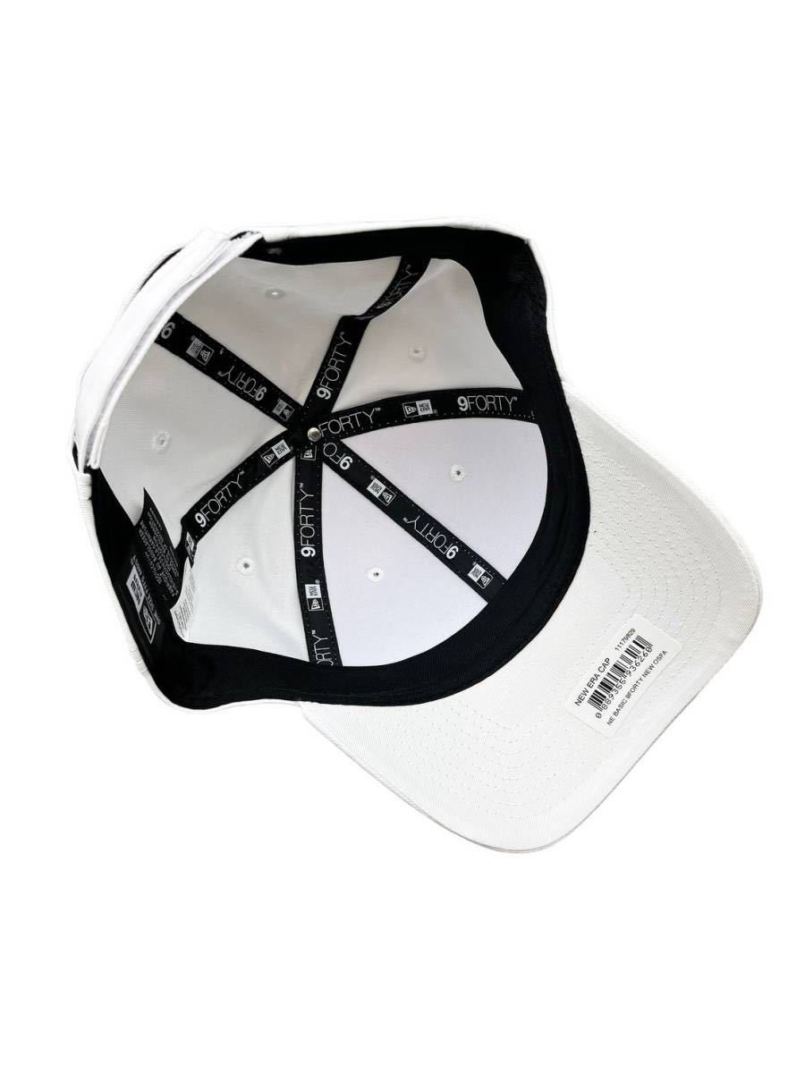 ニューエラ 帽子 キャップ ナインフォーティ 940 プレーン ホワイト 金具留め サイズ調整可 シンプル NEWERA 9FORTY PLAIN CAP 新品