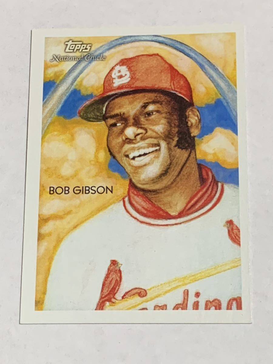 BOB GIBSON 2010 TOPPS NATIONAL CHICLE BACK PARALLEL CARDINALS 即決_画像1