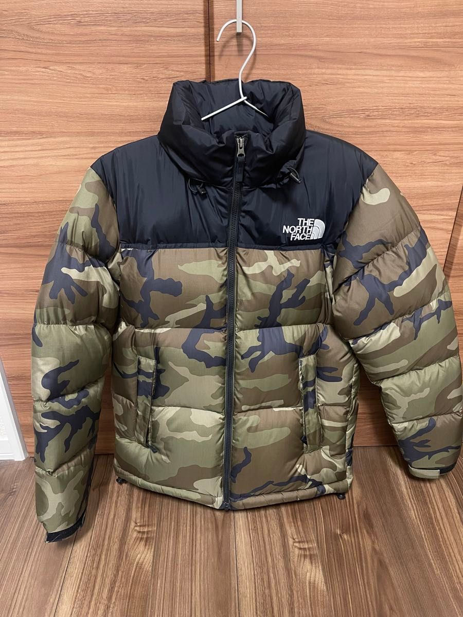 ノースフェイス THE NORTH FACE ダウンジャケット ヌプシ カモフラ 迷彩