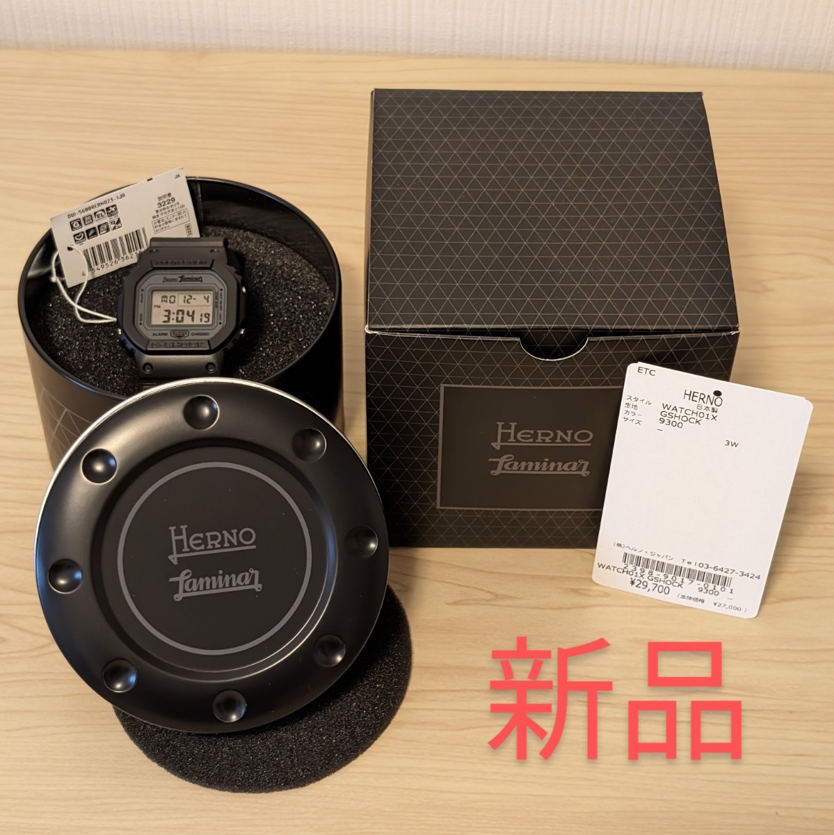 新品 CASIO G-SHOCK DW-5600HERNO23-1JR 缶ケース付 メンズ 腕時計_画像1