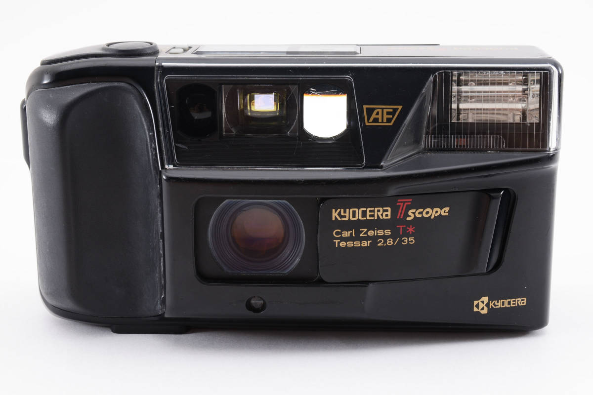 ★現状品★ KYOCERA T Scope AF Carl Zeiss T Tessar 35mm F2.8 T* 京セラ コンパクトフィルムカメラ #947_画像2