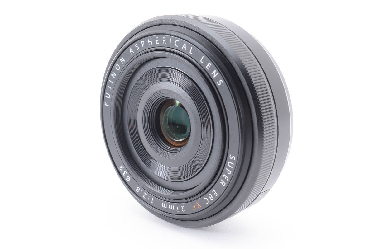 ★外観美品★ FUJIFILM フジフィルム FUJINON SUPER EBC XF 27mm F2.8 フジノン ブラック 単焦点レンズ パンケーキ #959の画像2