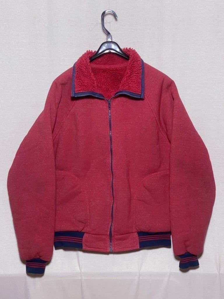 9520円 【80s REI】希少 パイルジャケット レッド アカ 9520円 【80s REI】希少 パイルジャケット レッド アカ
