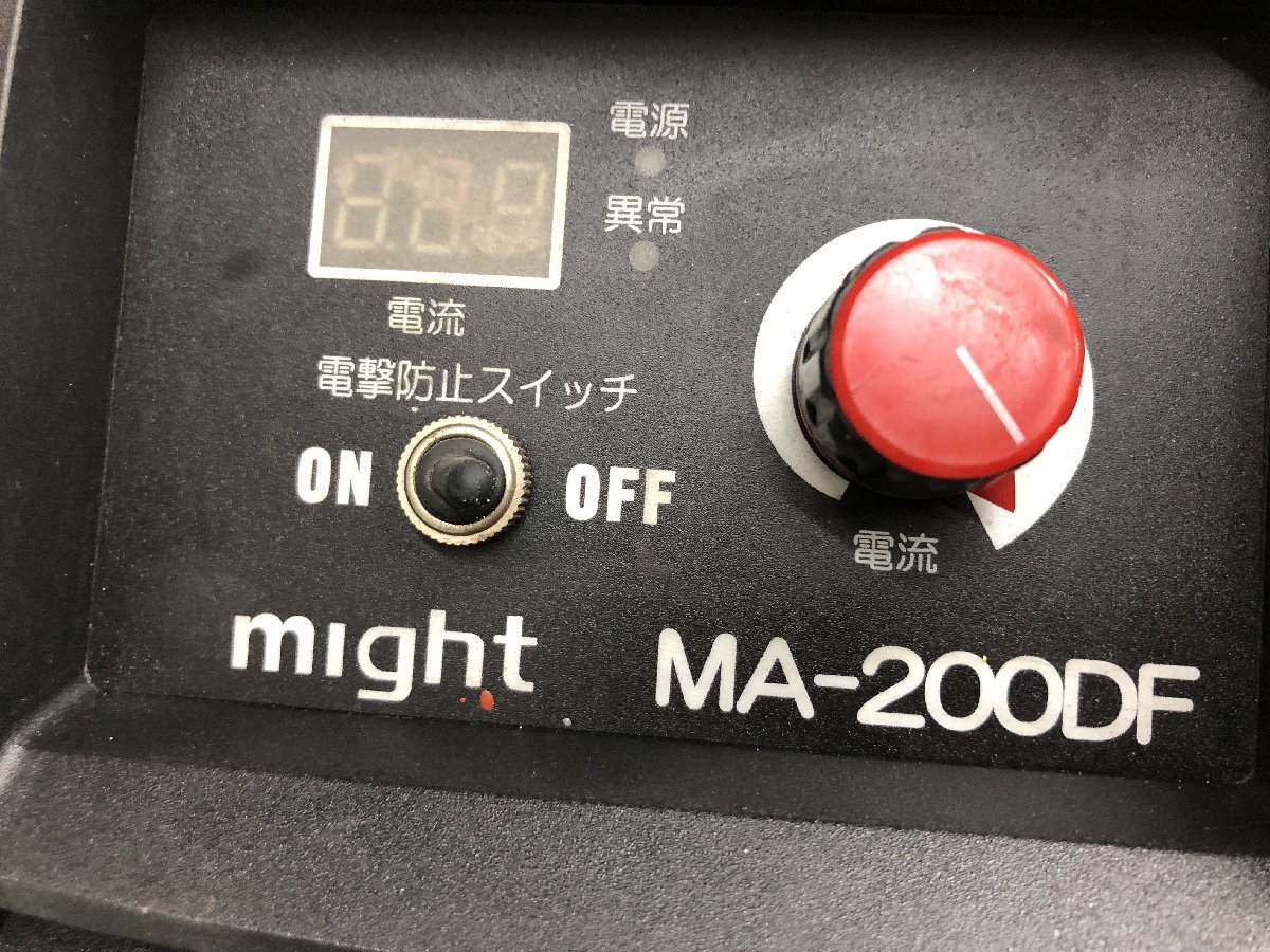 ③ 中古品 溶接機 might マイト工業 ポータブルアーク溶接機 MA-200DF 本体のみ 鉄工 金属加工、配管工事 ITTUE0APO9Q6_画像2