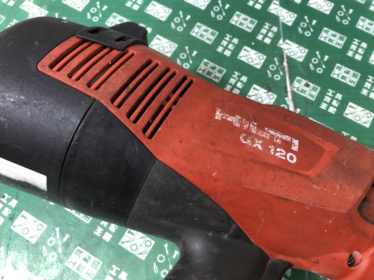 中古品 エア工具 HILTI ヒルティ 電気・機械設備用 ガス式鋲打機 GX120 本体のみ コンクリート釘 コンクリートネイラ IT05HYI87NB2_画像8