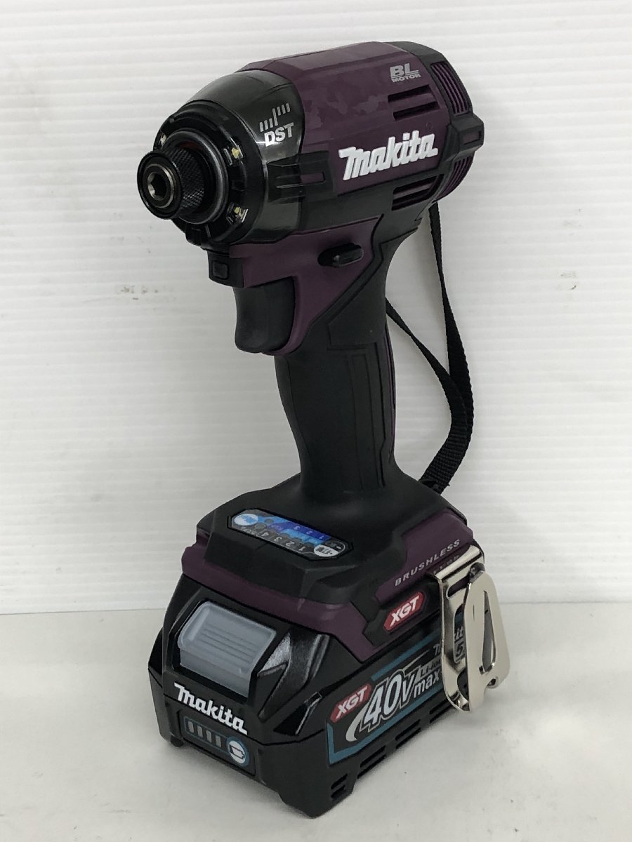 初売 １円スタート 同梱不可 中古品 電動工具 makita マキタ 40v充電式インパクトドライバ TD002GDXAP ITCLJVMM6H98　_画像3